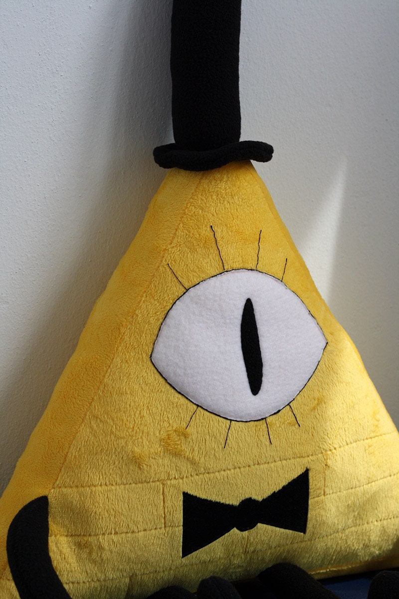 Bill Cipher from Gravity Falls higher top-hat by plushtoysdunpil