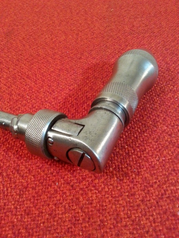 Vintage Pexto Bit Brace Hand Drill No. 5010 Ratcheting