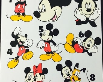 FREE SHIPPING 15 pc 2 Die Cuts Mickey Mouse body