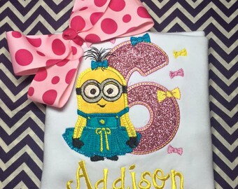 minion first birthday shirt