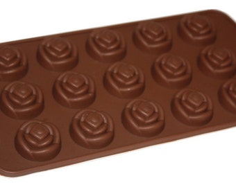 Taavi Funky Rose Silicone Mold (Candy, Chocolate, Ice Cube, Finger Jello) (T-814)
