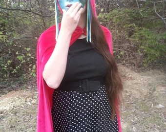 One of a kind beautiful Red Riding Hood Cape!