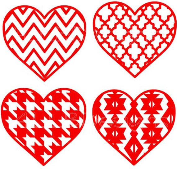 Download Monogram Heart SVG- Valentine's Day Monogram- Monogram ...