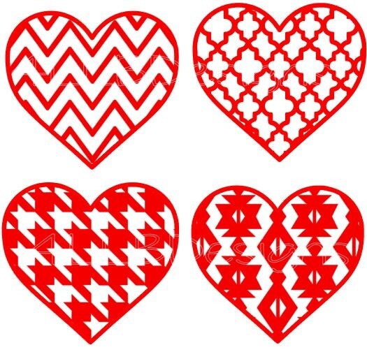 Download Monogram Heart SVG- Valentine's Day Monogram- Monogram ...