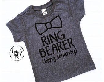 Ring Bearer Shirt - Ring Bearer Outfit - Ring Bearer Gift - Ring Bearer Tee - Ring Bearer Tshirt - Shirt for Ring Bearer - Ring Bear