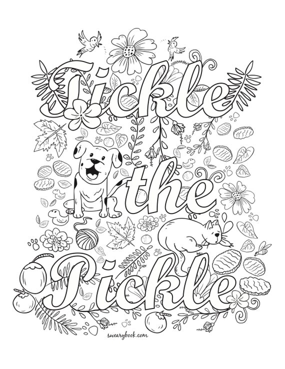 swear word coloring book pages - photo #11