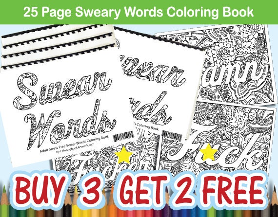 Buy 3 Books Get 2 Books FREE of our 15 by ColoringBookArtwork