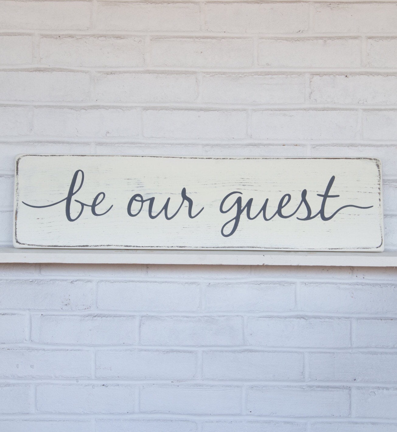 Be our guest rustic wood sign guest room sign rustic