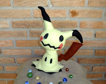 Mimikyuu Pokémon Plush Toy custom rag doll Handmade Fabric toy textile doll soft stuffed toys secret compartment surprise adorable toys