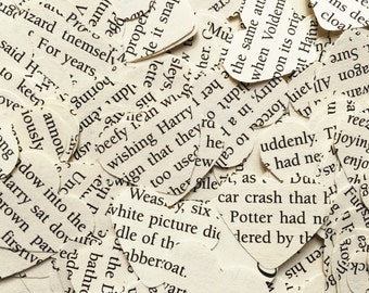 500 Harry Potter confetti hearts , party , wedding , card making , smashbooks, table top confetti