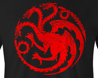 Game of Thrones Shirt, Game of Thrones Targaryen Tee, Game of Thrones Targaryen T-Shirt, Game of Thrones Targaryen logo