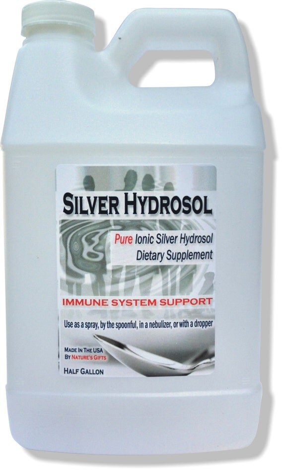 64oz Ionic Colloidal Silver Hydrosol Half Gallon 64oz