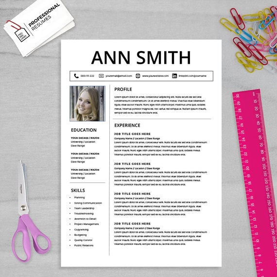 Curriculum Vitae Template CV Template Cover Letter MS