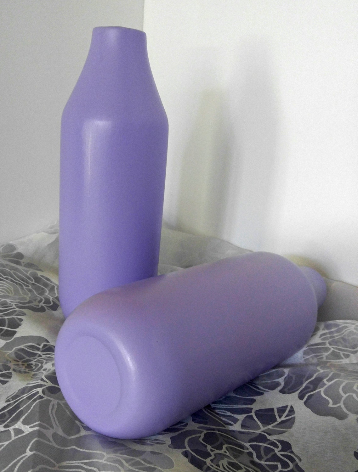 Lavender Vase Large Lavender Vase Milk Jug Vase by ThisUniqueHome