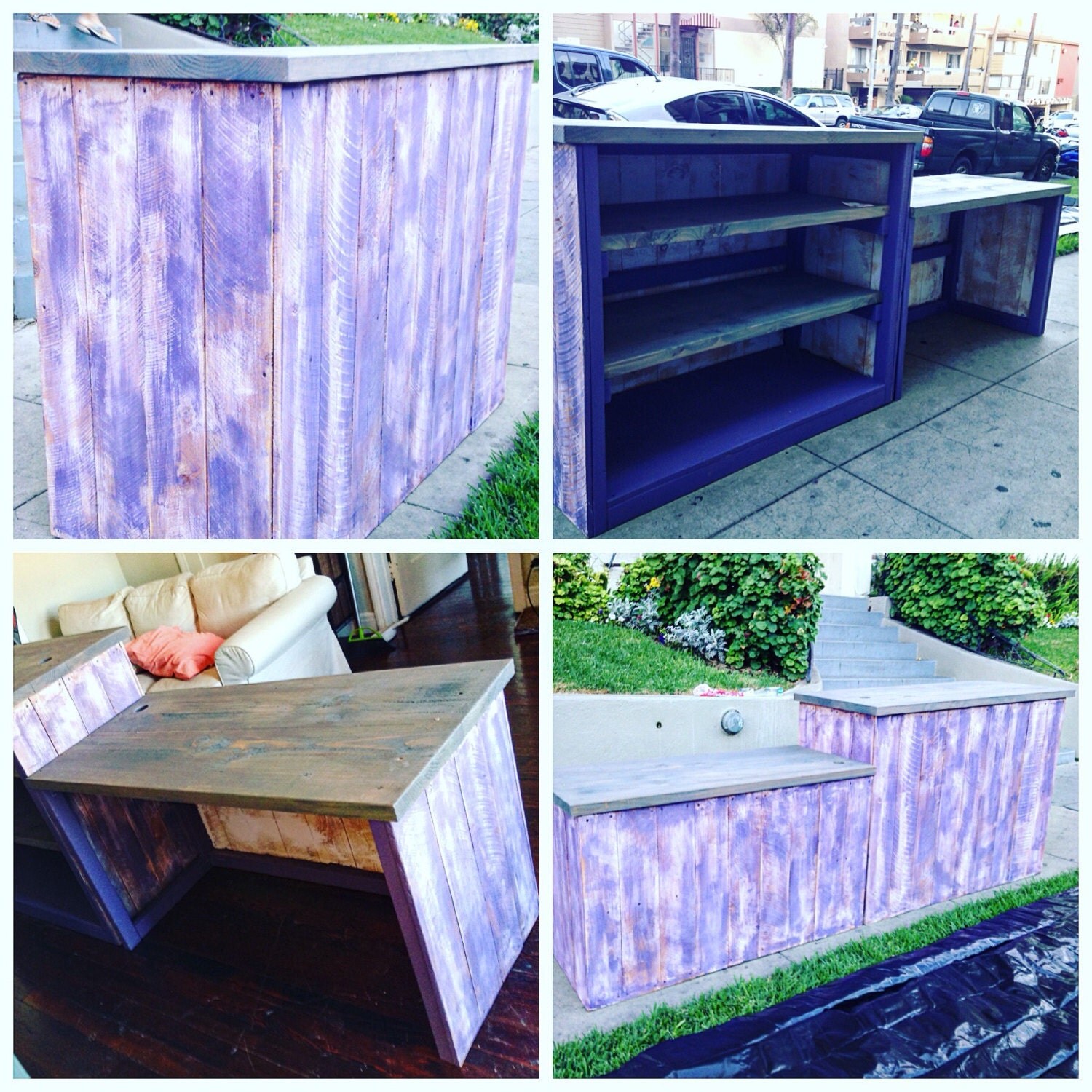 Cash wrap and Desk combo in Purple. Please by oursolecreations