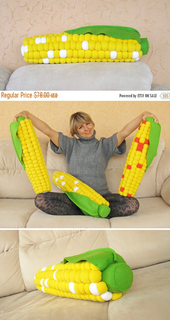 corn plush pillow