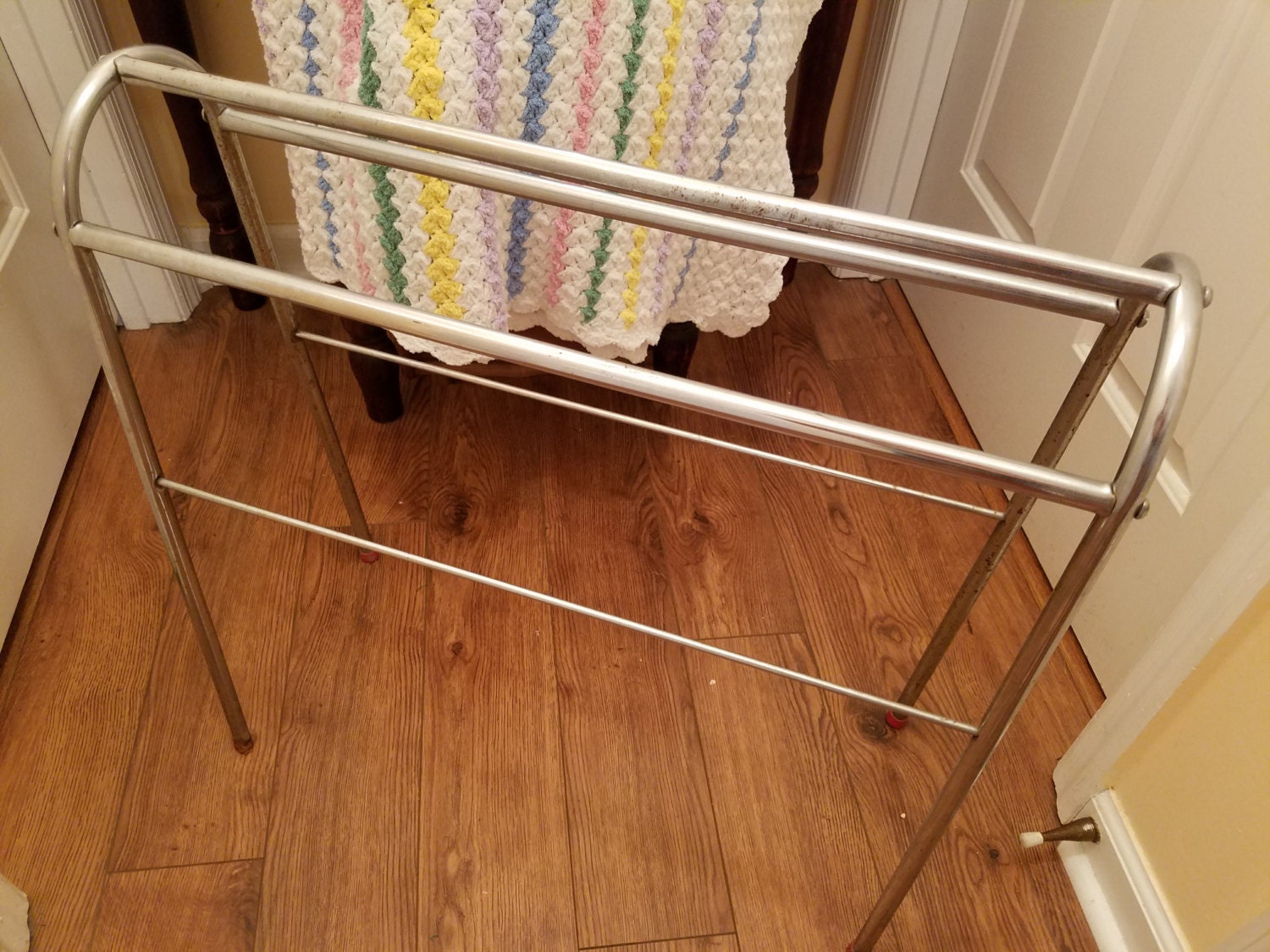 Metal Blanket Holder For Living Room