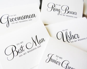 To my Best Man card, Best Man gift Ideas, Best man Gift from Groom, Groomsmen card, Groomsmen gift idea, gift for Usher, (Set of 8) WFS02