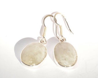 Earrings silver Moonstone