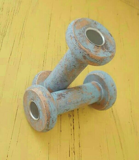 shabby chic distressed pale duck egg blue pair of candle shabby chic distressed pale duck egg blue pair of candle