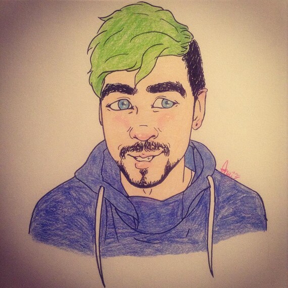 Jacksepticeye Drawing Fan Art Sketch Coloring Page | My XXX Hot Girl