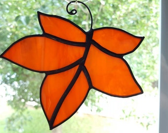 Custom Butterfly stained glass garden stake by ErinsGlassGarden