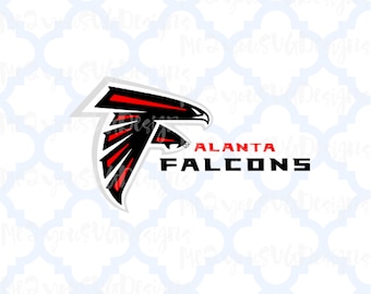 Atlanta falcons svg | Etsy