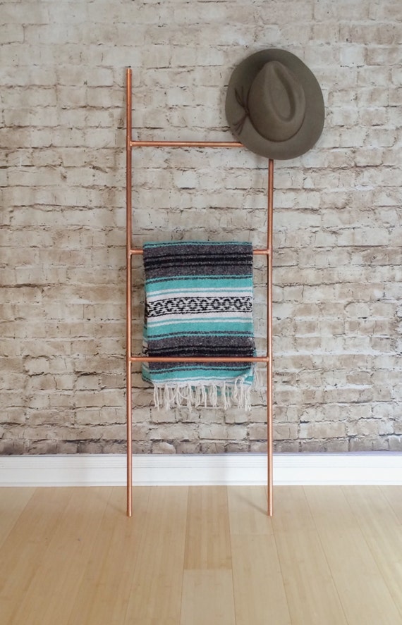 Copper Pipe Blanket Ladder 3 Rung