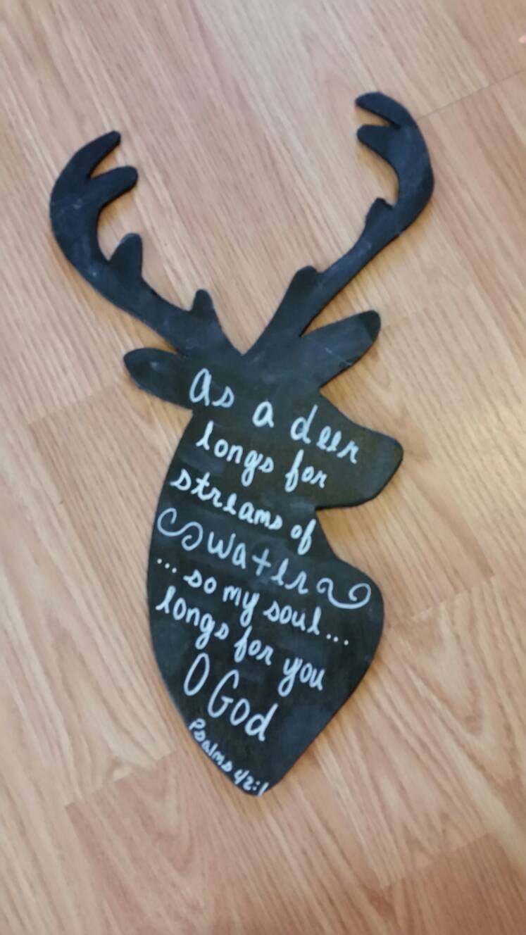 Deer decor by KraftingKelsey on Etsy