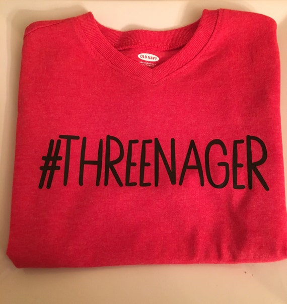 threenager t shirt