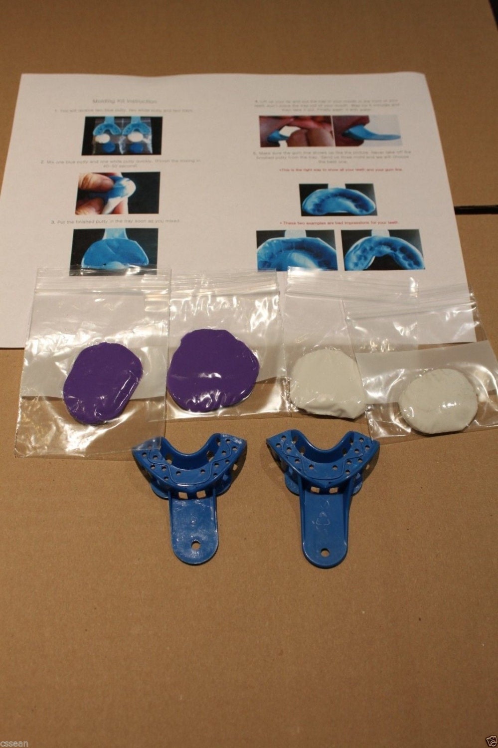Custom Putty Clay Mold Molding Impression Kit for Grill Grillz