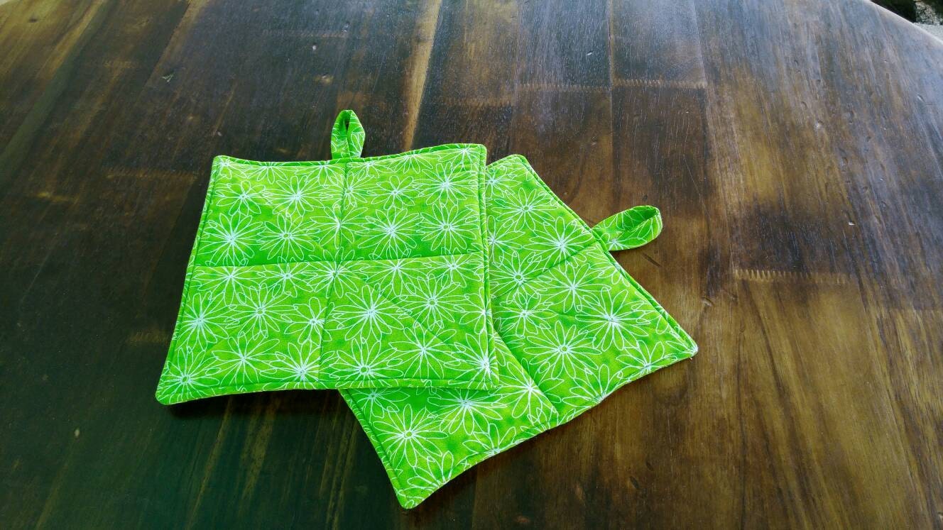 Hot Pads will keep your fingers safe with double insulbrite.