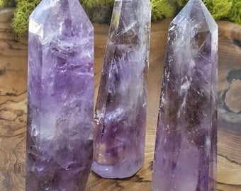 Large Amethyst Crystal Quartz Tower Point - 540