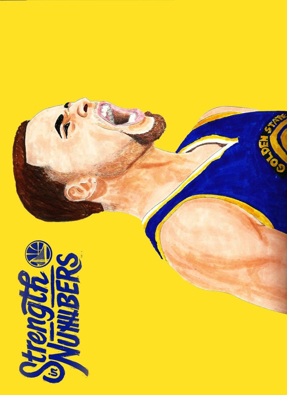 Steph Curry Print by breesedesigns on Etsy