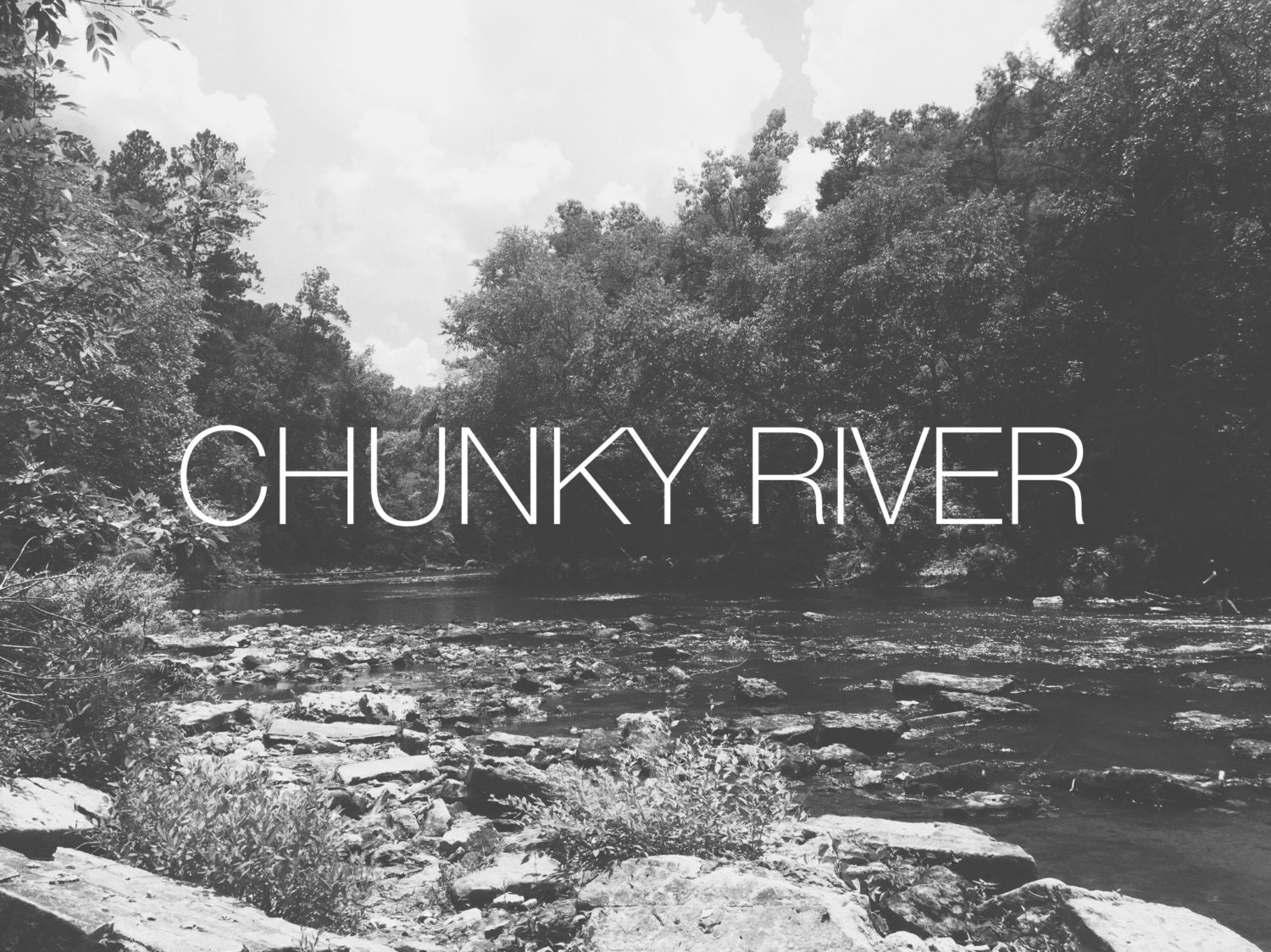 Chunky River Mississippi Print