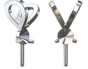 Sterling Silver Glue On Bail 14mm For Pearl PK1 PK5