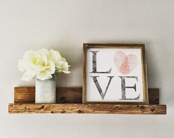 Ledge Shelf, Floating Shelves, Wall Shelf, Picture Ledge Shelf, Gallery Shelf, Nursery, Bookshelf