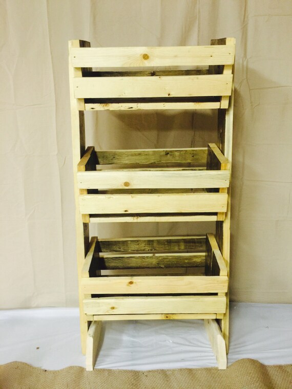 Fruit Basket Fruit Stand Wooden Basket by HolidayEventsAndHome