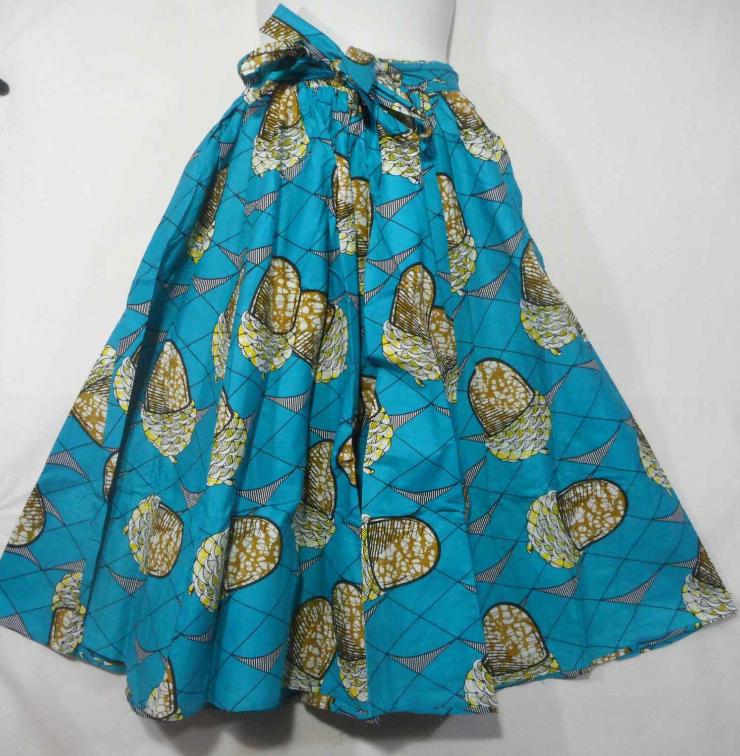 African fabric skirt African clothing African maxi skirt