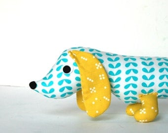 Wiener Dog PILLOW Softie for Kids Plush Toy Dachshund Baby Toy Stuffed Animal BEAUMONT