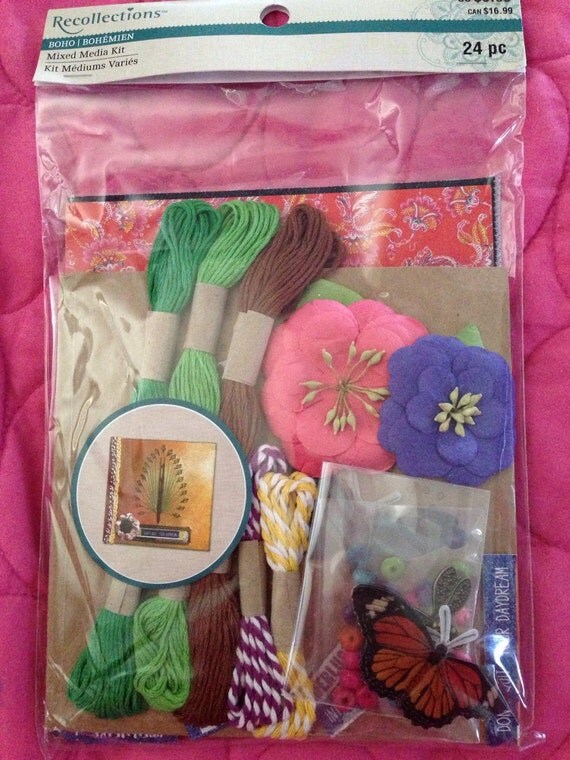 Recollections BOHO Mixed Media Kit/Album