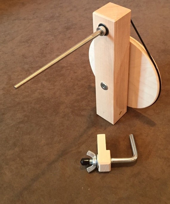 Handcrafted Maple Weavers' Shuttle Bobbin Winder for use