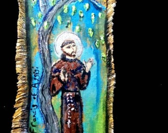 St Francis of Assisi Original painting