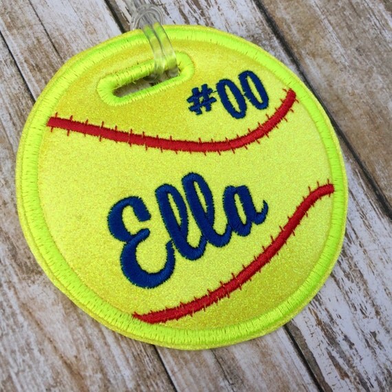 Softball Bag Tags IUCN Water