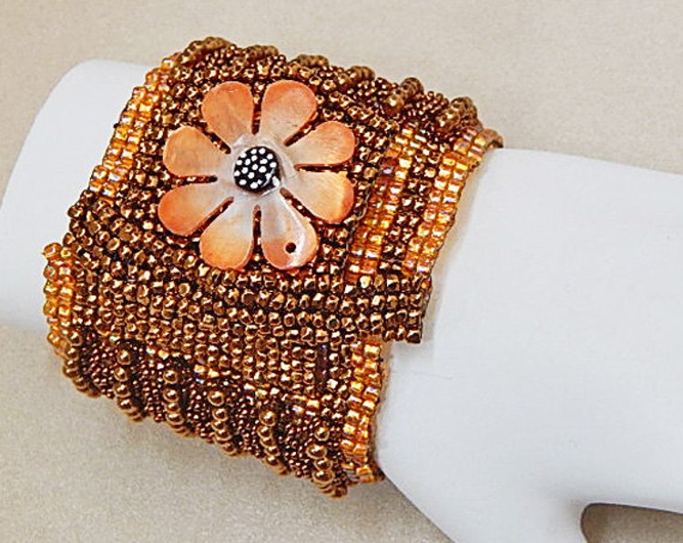 Corsage Bracelet by Ravit on Etsy
