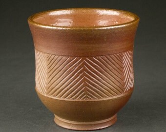 Salt-Fired Stoneware Yunomi (tea cup)