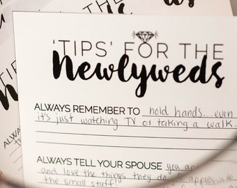 Newlywed Tip Jar, Wedding Guestbook, Wedding Instant Download, DIY Wedding Printable Guestbook, Red DIY Newlywed // W-I01-1PS ZZ6