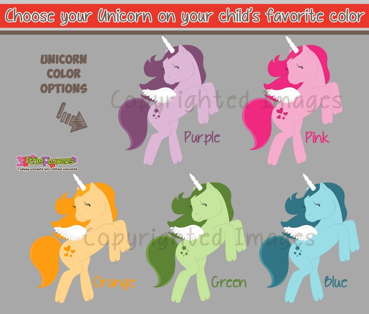 Personalized Unicorn Plate and Bowl Set by 3littleflowers on Etsy