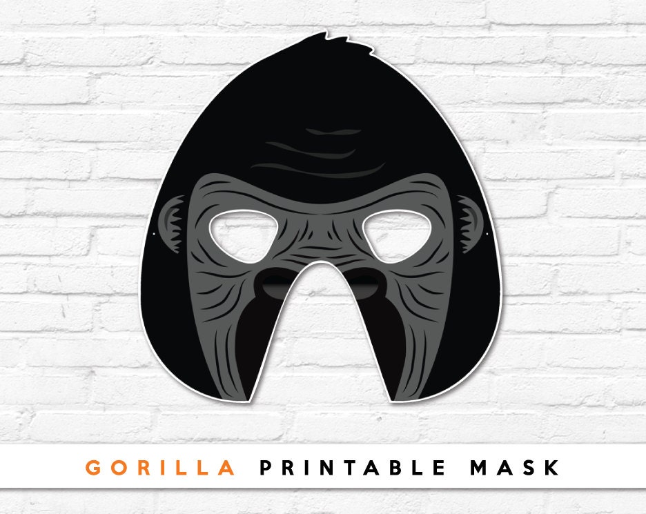 gorilla-printable-mask-primate-mask-king-kong-donkey