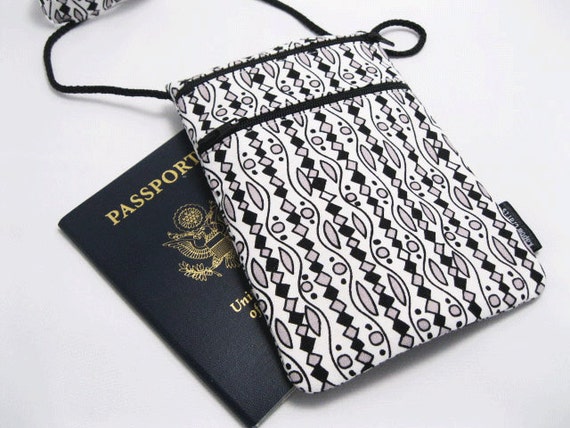 Passport Pouch Security Neck Wallet Small sling bag Fabric